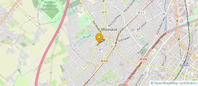 localisation de l'entreprise MONSIEUR ANTOINE TRINEL  MOUVAUX