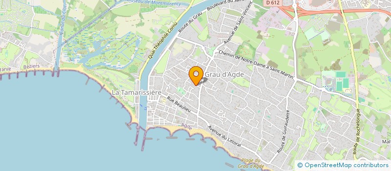 localisation de l'entreprise MONSIEUR ANTOINE TRIOLLIER  AGDE