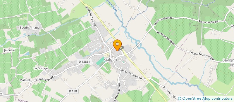 localisation de l'entreprise MONSIEUR ANTOINE TRIOU  GALGON