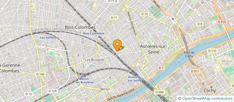 localisation de l'entreprise MONSIEUR ANTOINE TRUFFET  ASNIERES-SUR-SEINE