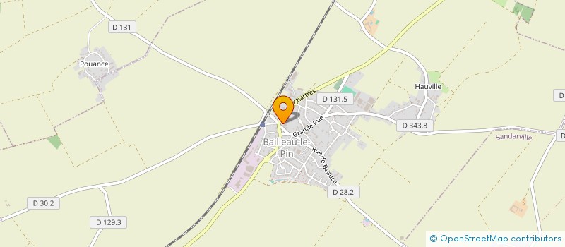 localisation de l'entreprise MONSIEUR ANTOINE TUAILLON à BAILLEAU-LE-PIN