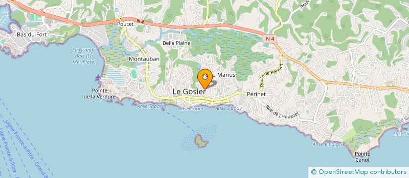 localisation de l'entreprise MONSIEUR ANTOINE TUAL à LE GOSIER