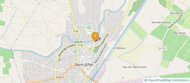 localisation de l'entreprise MONSIEUR ANTOINE TUDELA à SAINT-GILLES