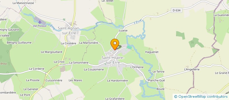 localisation de l'entreprise MONSIEUR ANTOINE TUILIER à SAINT-HILAIRE-SUR-ERRE