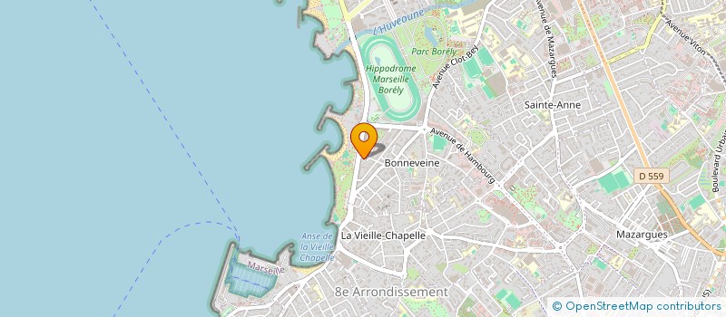 localisation de l'entreprise MONSIEUR ANTOINE TULIMIERO à MARSEILLE 8