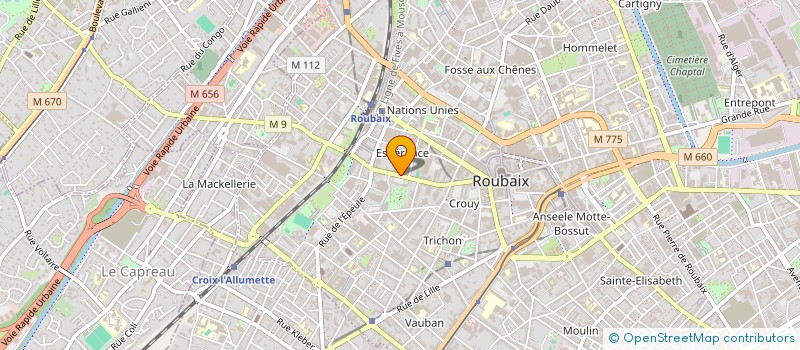 localisation de l'entreprise MONSIEUR ANTOINE TUNAS  ROUBAIX