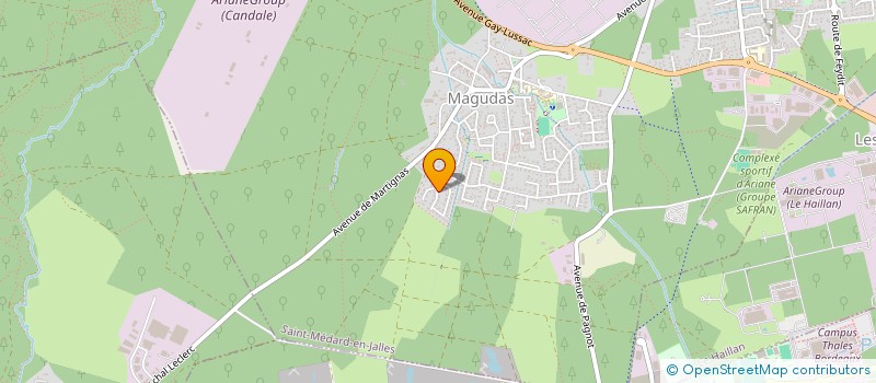 localisation de l'entreprise MONSIEUR ANTOINE TUPHILE  SAINT-MEDARD-EN-JALLES