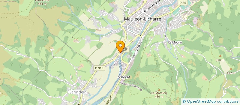 localisation de l'entreprise MONSIEUR ANTOINE URRUTY  MAULEON-LICHARRE