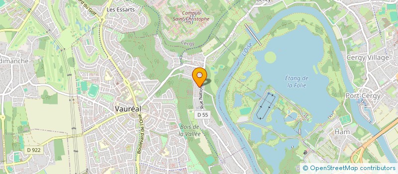 localisation de l'entreprise MONSIEUR ANTOINE VACCA  VAUREAL