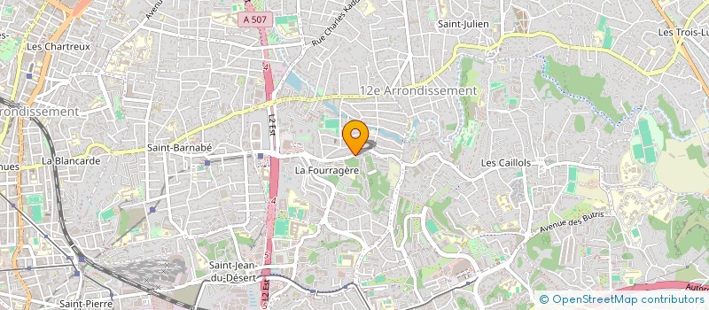 localisation de l'entreprise MONSIEUR ANTOINE VACCARO  MARSEILLE