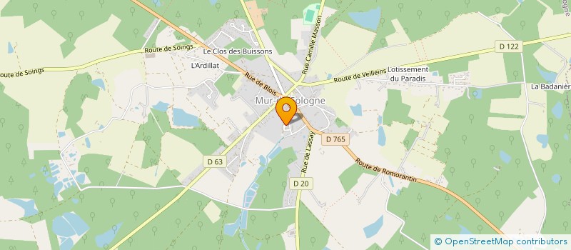 localisation de l'entreprise MONSIEUR ANTOINE VALIENTE-MORO  MUR-DE-SOLOGNE