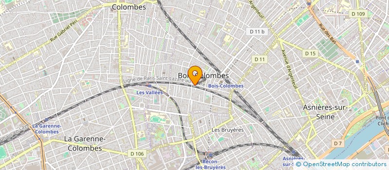 localisation de l'entreprise MONSIEUR ANTOINE VALLEE à BOIS-COLOMBES