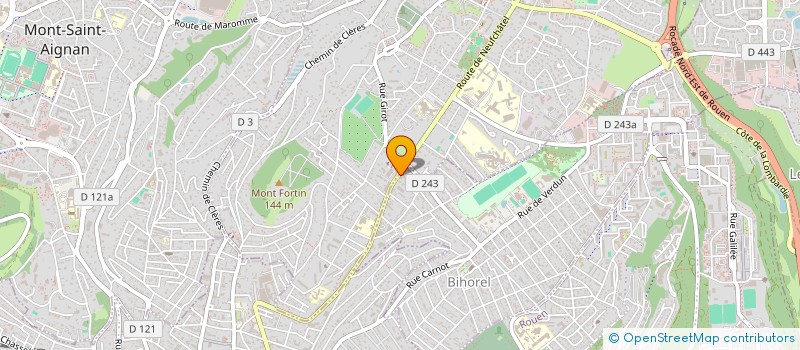 localisation de l'entreprise MONSIEUR ANTOINE VALLEE  BIHOREL