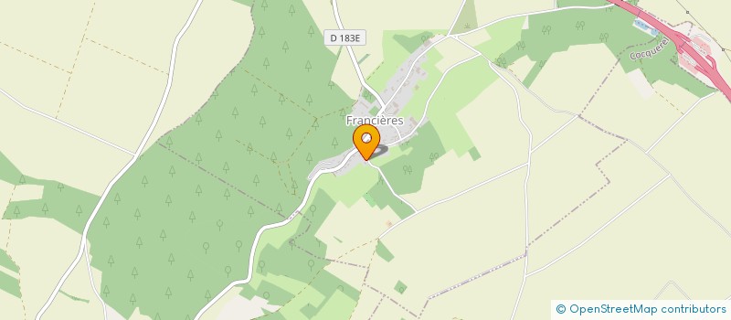 localisation de l'entreprise MONSIEUR ANTOINE VALOIS  FRANCIERES