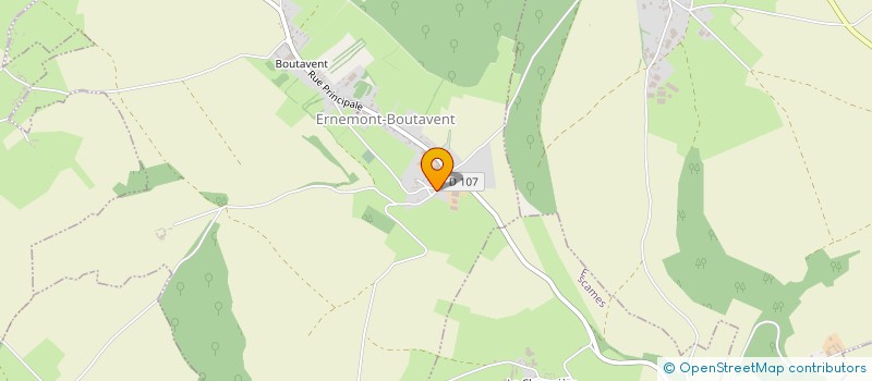 localisation de l'entreprise MONSIEUR ANTOINE VANCOILLIE  ERNEMONT-BOUTAVENT