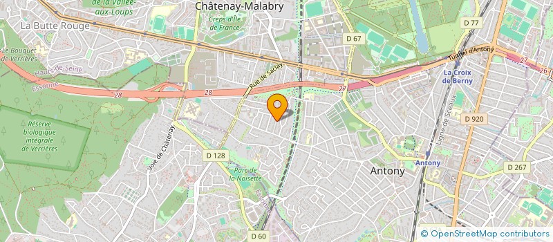 localisation de l'entreprise MONSIEUR ANTOINE VANDEVELDE à ANTONY