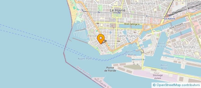 localisation de l'entreprise MONSIEUR ANTOINE VANDY à LE HAVRE