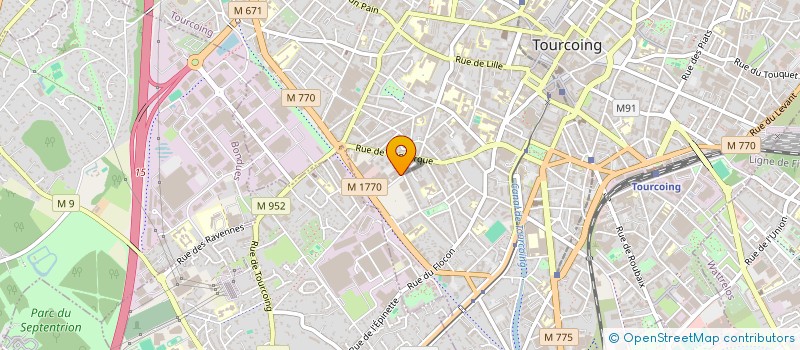 localisation de l'entreprise MONSIEUR ANTOINE VANHAVERBEKE à TOURCOING
