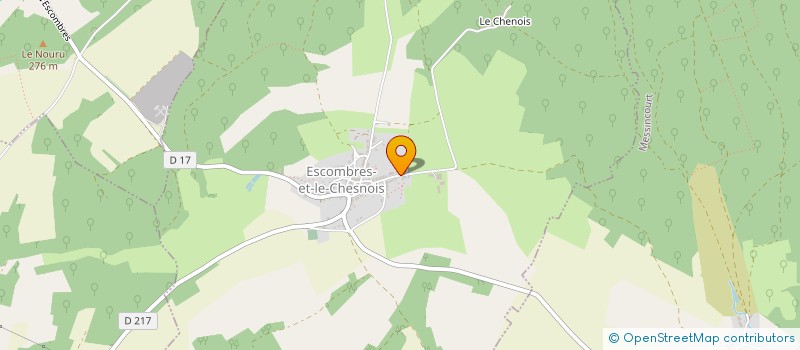 localisation de l'entreprise MONSIEUR ANTOINE VAUTHIER  ESCOMBRES-ET-LE-CHESNOIS