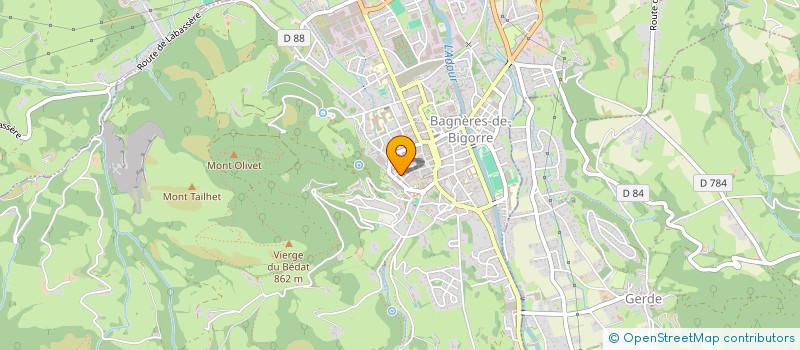 localisation de l'entreprise MONSIEUR ANTOINE VELASCO  BAGNERES-DE-BIGORRE