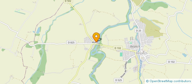 localisation de l'entreprise MONSIEUR ANTOINE VELASQUEZ  BELPECH