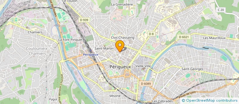 localisation de l'entreprise MONSIEUR ANTOINE VERGNAUD  PERIGUEUX