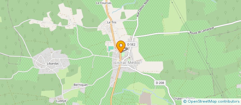 localisation de l'entreprise MONSIEUR ANTOINE VERGONJEANNE  LISTRAC-MEDOC