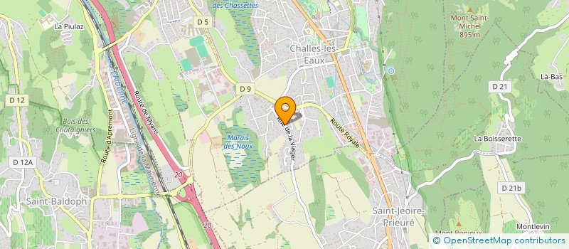 localisation de l'entreprise MONSIEUR ANTOINE VERMERSCH  CHALLES-LES-EAUX