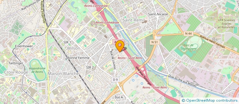 localisation de l'entreprise MONSIEUR ANTOINE VERON  REIMS