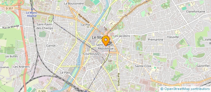 localisation de l'entreprise MONSIEUR ANTOINE VERON à LE MANS