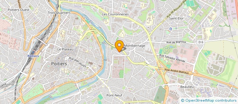 localisation de l'entreprise MONSIEUR ANTOINE VERSICHEL  POITIERS