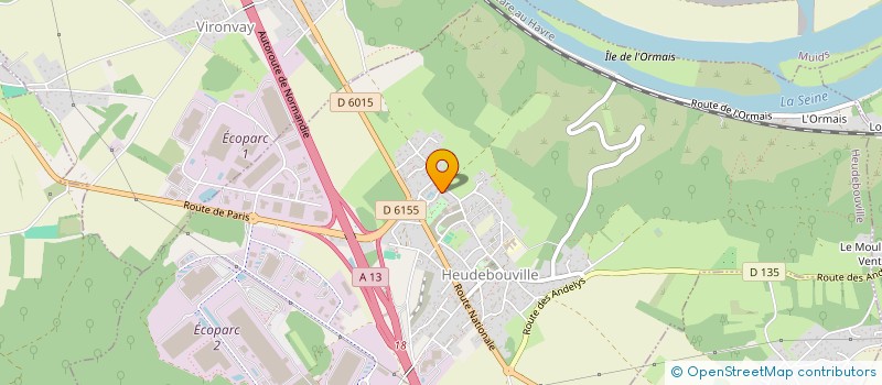 localisation de l'entreprise MONSIEUR ANTOINE VERVEUR  HEUDEBOUVILLE