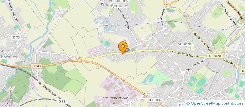 localisation de l'entreprise MONSIEUR ANTOINE VEZILIER à VENDIN-LES-BETHUNE