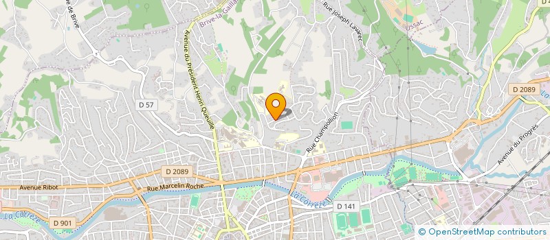 localisation de l'entreprise MONSIEUR ANTOINE VEZINE  BRIVE-LA-GAILLARDE