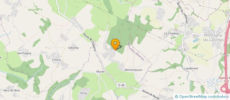 localisation de l'entreprise MONSIEUR ANTOINE VIAL-COLLET  MARCELLAZ-ALBANAIS