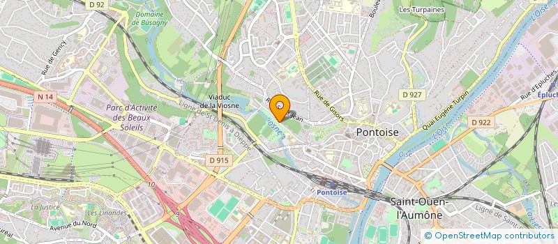 localisation de l'entreprise MONSIEUR ANTOINE VIEILLE  PONTOISE