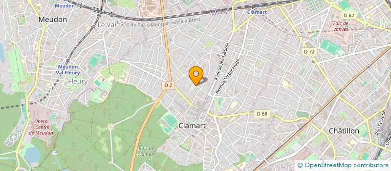 localisation de l'entreprise MONSIEUR ANTOINE VIGNON à CLAMART