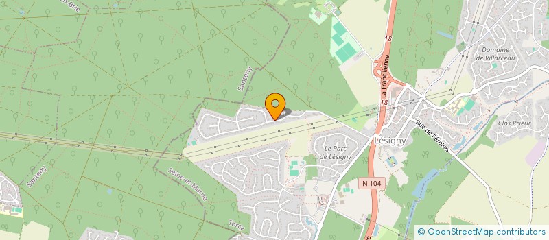 localisation de l'entreprise MONSIEUR ANTOINE VIGNON  LESIGNY