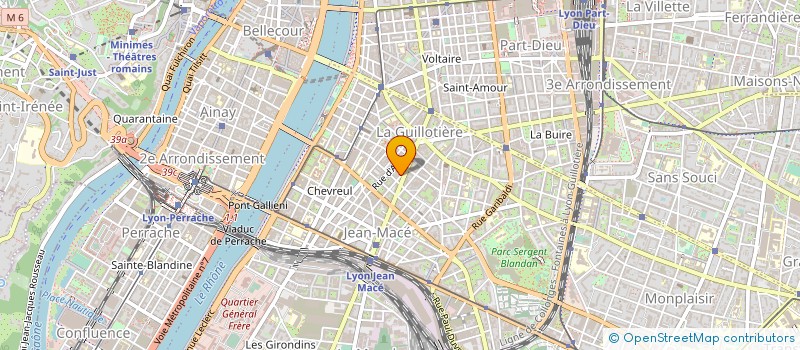 localisation de l'entreprise MONSIEUR ANTOINE VIGNOT  LYON