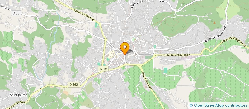 localisation de l'entreprise MONSIEUR ANTOINE VILARDI  LORGUES