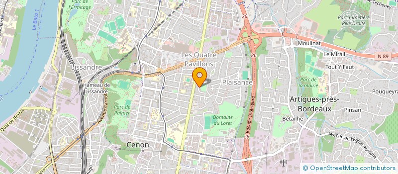 localisation de l'entreprise MONSIEUR ANTOINE VILLETTE  CENON