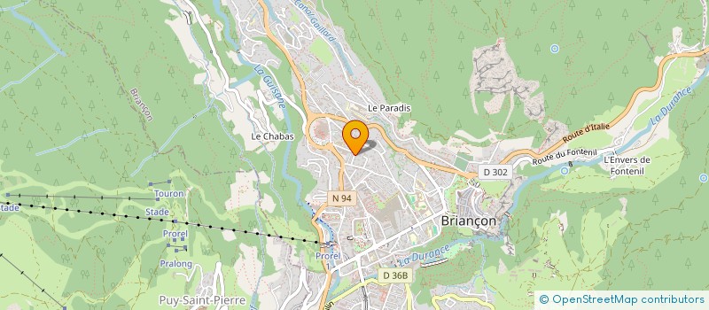 localisation de l'entreprise MONSIEUR ANTOINE VINAY  BRIANCON