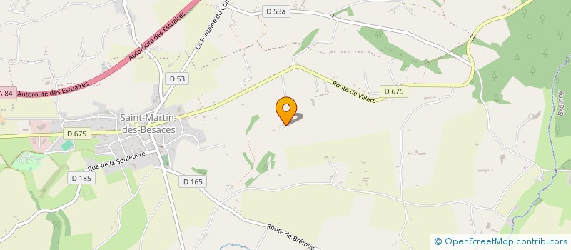 localisation de l'entreprise MONSIEUR ANTOINE VINCENT  SOULEUVRE EN BOCAGE