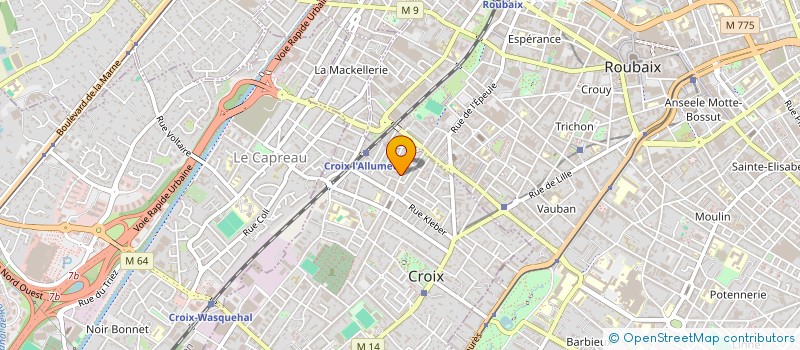 localisation de l'entreprise MONSIEUR ANTOINE VINCENT  CROIX