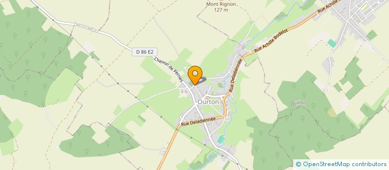 localisation de l'entreprise MONSIEUR ANTOINE VISCHERY  OURTON