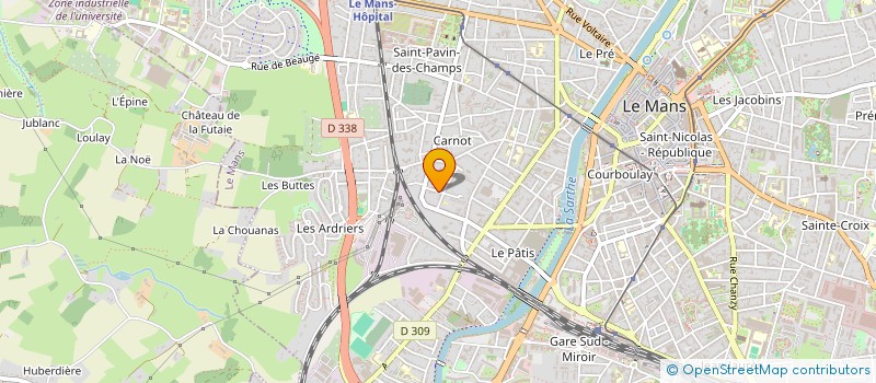 localisation de l'entreprise MONSIEUR ANTOINE VISDELOUP à LE MANS