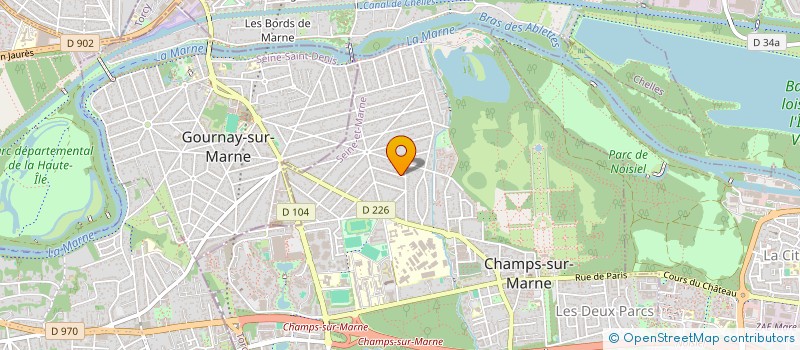 localisation de l'entreprise MONSIEUR ANTOINE VISIER  CHAMPS-SUR-MARNE