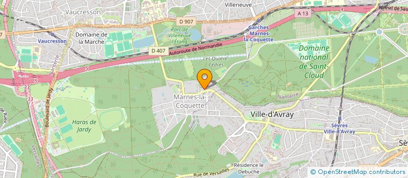 localisation de l'entreprise MONSIEUR ANTOINE VITRY  MARNES-LA-COQUETTE