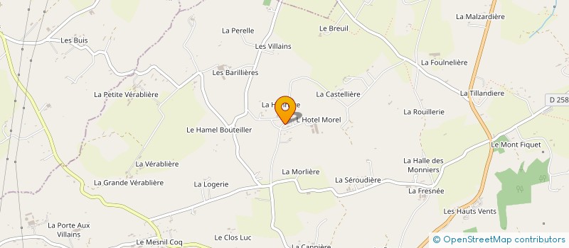 localisation de l'entreprise MONSIEUR ANTOINE VOISIN  PERCY-EN-NORMANDIE