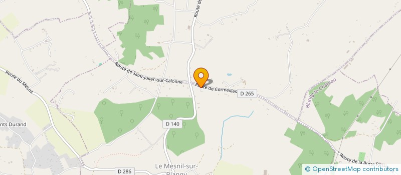 localisation de l'entreprise MONSIEUR ANTOINE VOUGNY  PONT-L'EVEQUE